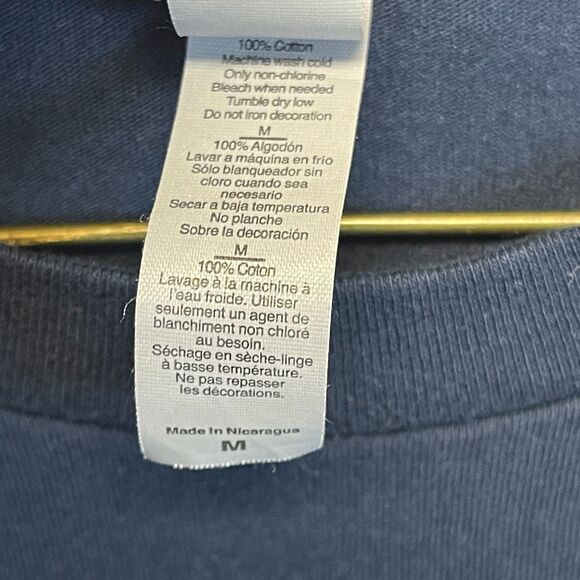 NEXT LEVEL APPAREL T-Shirt Men's Medium Navy Blue Brooklyn Nine-Nine Ya Boring - Picture 6 of 13